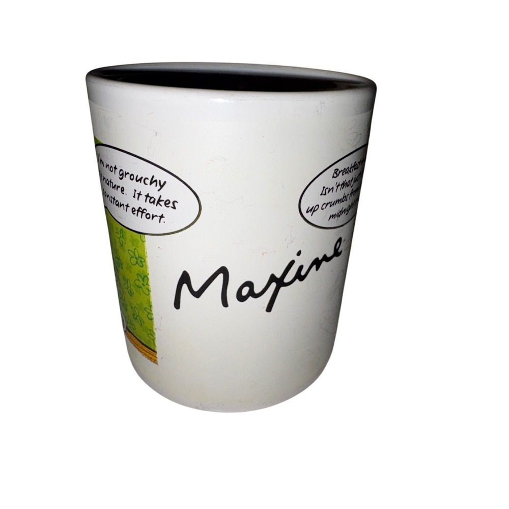 Hallmark Maxine Coffee Mug Grouchy By Nature Breakfast In Bed Ceramic‎ 31708